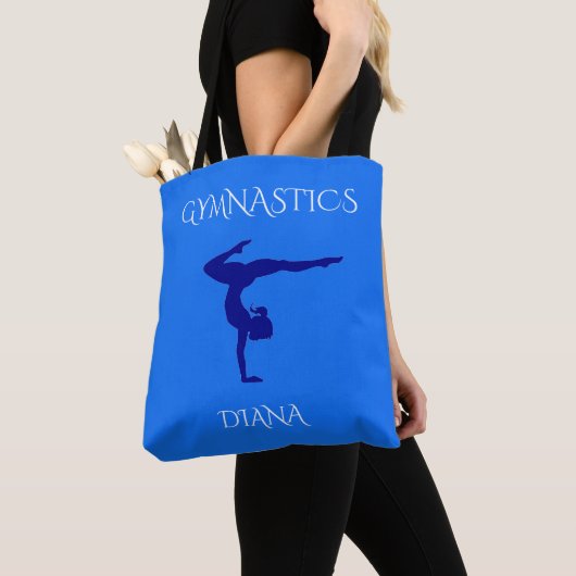 GYMNASTICS-CANVAS TAS MET AANGEPASTE NAAM! (Dichtbij)