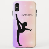 Gymnastics Cell Phone Case met naam gymnast (Achterkant)