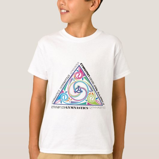 Gymnastics Celtic Triangle T-shirt (Voorkant)