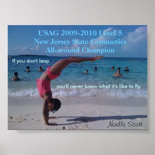 Gymnastics Champion Poster (Voorkant)