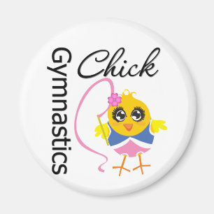 Gymnastics Chick Magneet