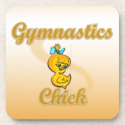 Gymnastics Chick Onderzetter (Voorkant)