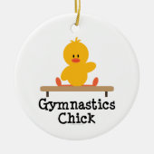 Gymnastics Chick Ornament (Voorkant)