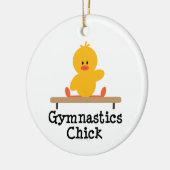 Gymnastics Chick Ornament (Links)