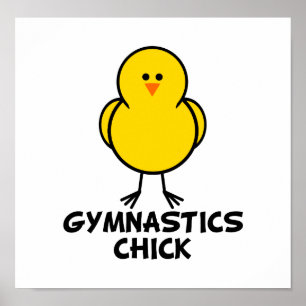 Gymnastics Chick Poster