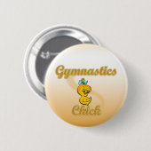 Gymnastics Chick Ronde Button 5,7 Cm (Voorkant /achterkant)