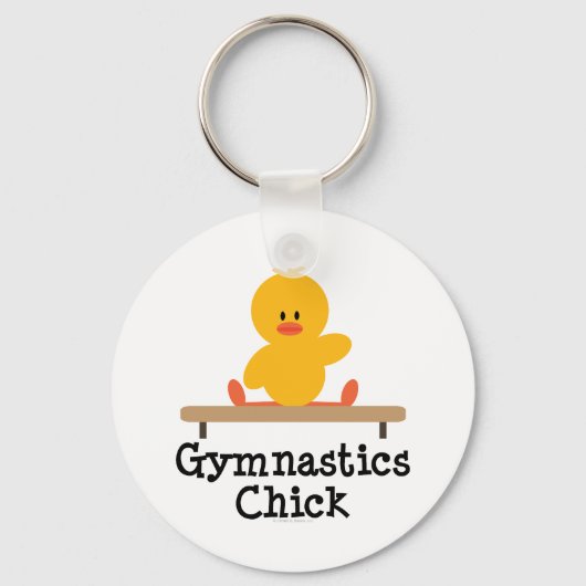 Gymnastics Chick Sleutelhanger (Voorkant)