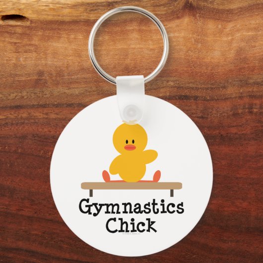 Gymnastics Chick Sleutelhanger (Voorkant)