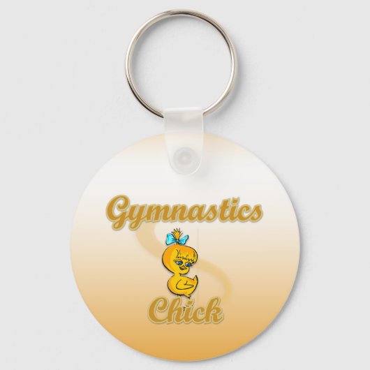 Gymnastics Chick Sleutelhanger (Voorkant)