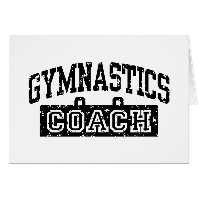 Gymnastics Coach (Voorkant Horizontaal)