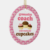 Gymnastics Coach Gift Ornament (Rechts)