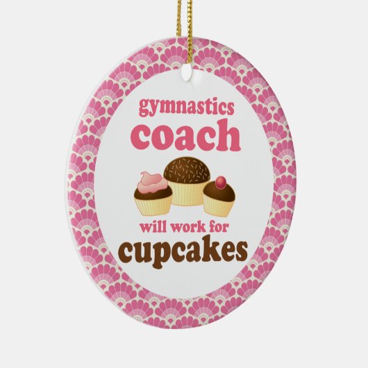 Gymnastics Coach Gift Ornament (Rechts)