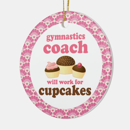 Gymnastics Coach Gift Ornament (Links)