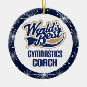 Gymnastics Coach Gift Ornament (Voorkant)