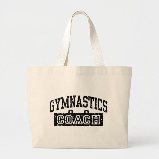 Gymnastics Coach Grote Tote Bag (Voorkant)
