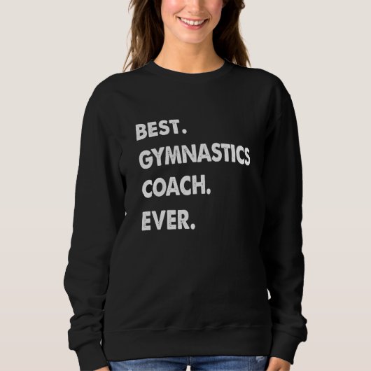 Gymnastics Coach Profession Best Gymnastics Coach Trui (Voorkant)