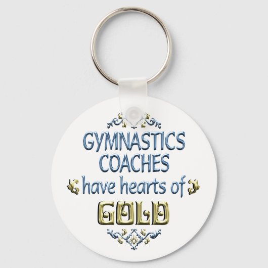 Gymnastics Coach-waardering Sleutelhanger (Voorkant)