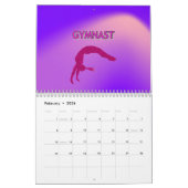 GYMNASTICS COLORFUL CALENDAR PERSONALISEERDE 2022. KALENDER (Feb 2026)