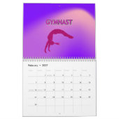 GYMNASTICS COLORFUL CALENDAR voor 2022. Kalender (Feb 2027)
