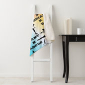 Gymnastics Crossword Rainbow Stars Sherpa Blanket Sherpa Deken (In situ)