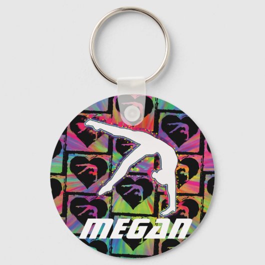 Gymnastics Dance Sleutelhanger voor gepersonalisee (Voorkant)