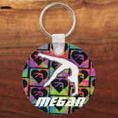 Gymnastics Dance Sleutelhanger voor gepersonalisee (Voorkant)