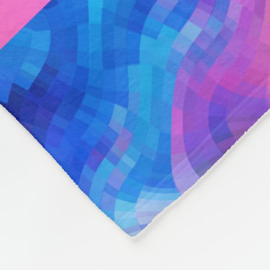 "GYMNASTICS"-deken met aangepaste naam. Fleece Deken (Hoek)