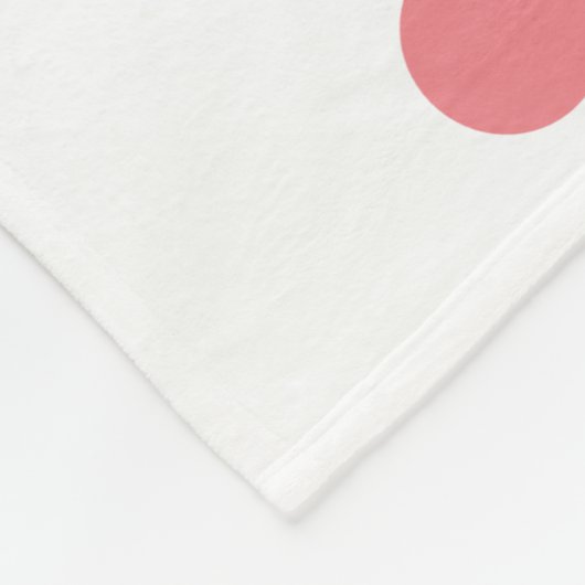 "GYMNASTICS"-deken met aangepaste naam. Fleece Deken (Hoek)