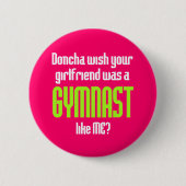 Gymnastics Doncha Ronde Button 5,7 Cm (Voorkant)