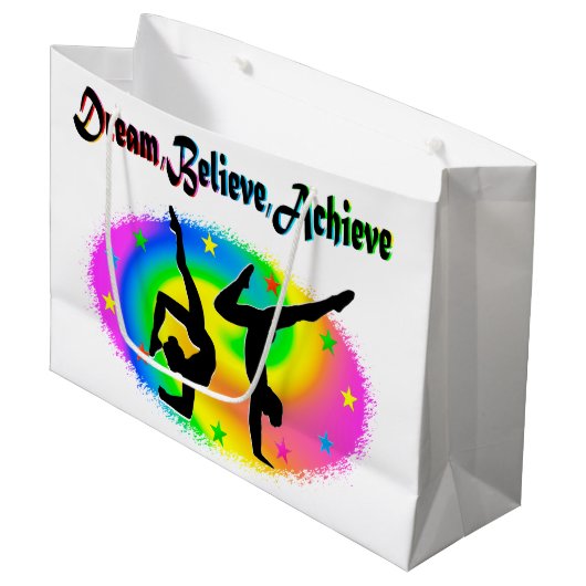 GYMNASTICS DREAMS KOMEN WAAR GROOT CADEAUZAKJE (Voorkant Gekanteld)
