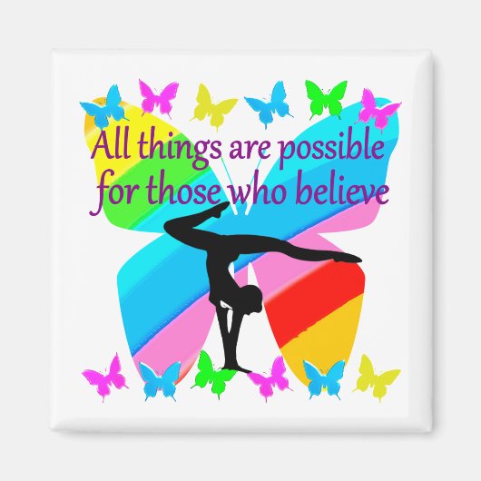 GYMNASTICS DREAMS KOMEN WAAR MAGNEET (Voorkant)