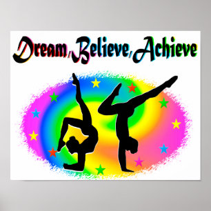 GYMNASTICS DREAMS KOMEN WAAR POSTER