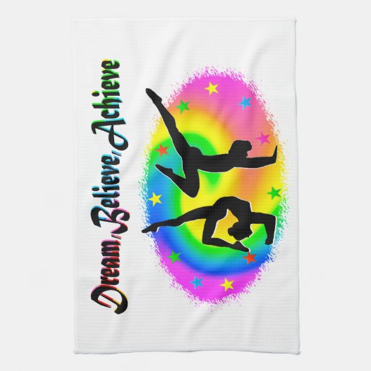 GYMNASTICS DREAMS KOMEN WAAR THEEDOEK (Verticaal)