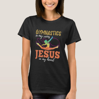 Gymnastics Dress Girls Jesus in my T-shirt