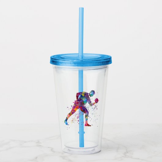 gymnastics exercise acryl drinkbeker (Voorkant)
