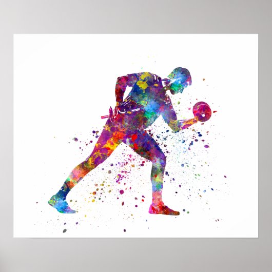 gymnastics exercise poster (Voorkant)