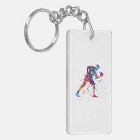 gymnastics exercise sleutelhanger (Voorkant Links)