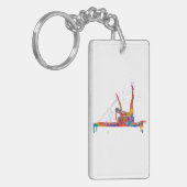 gymnastics exercise sleutelhanger (Voorkant Links)
