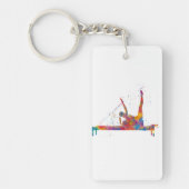 gymnastics exercise sleutelhanger (Voorkant)