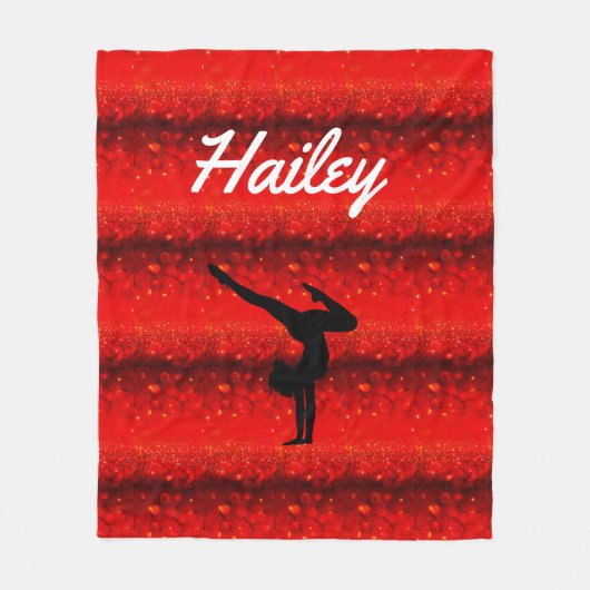 Gymnastics Fleece Blanket (Voorkant)