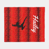 Gymnastics Fleece Blanket (Voorkant (Horizontaal))