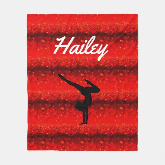 Gymnastics Fleece Blanket Deken (Voorkant)
