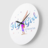 Gymnastics - Fly Girl Clock Grote Klok (Hoek)