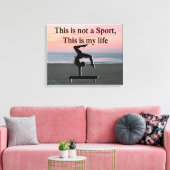 GYMNASTICS FOREVER CANVAS AFDRUK (Insitu (Woonkamer))