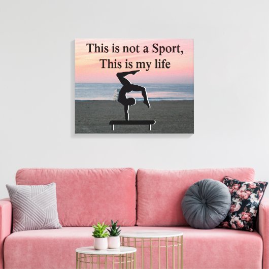 GYMNASTICS FOREVER CANVAS AFDRUK (Insitu (Woonkamer))