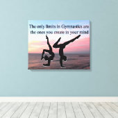 GYMNASTICS FOREVER CANVAS AFDRUK (Insitu (Houten vloer))