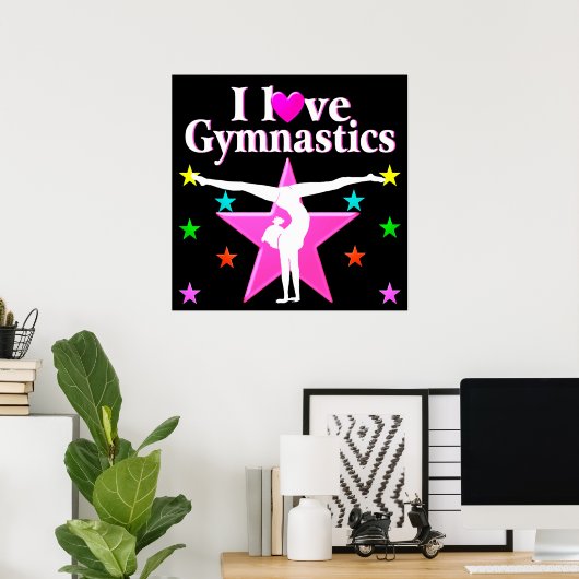 GYMNASTICS FOREVER POSTER (Thuiskantoor)