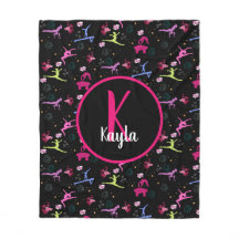 Gymnastics Fun Print Monogramed