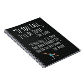 Gymnastics Gifts Sport Women Beam Girl Acrobats Notitieboek (Rechterzijde)