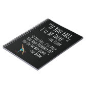 Gymnastics Gifts Sport Women Beam Girl Acrobats Notitieboek (Linkerzijde)